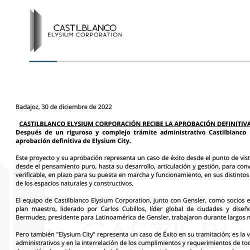 Prensa 30-12-2022 Elysium city
