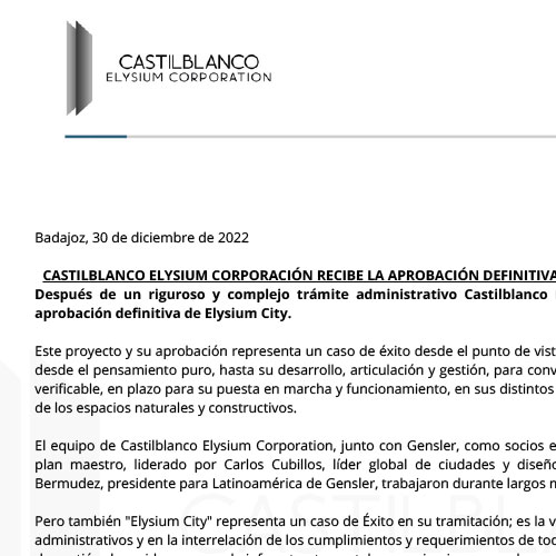 Prensa 30-12-2022 Elysium city